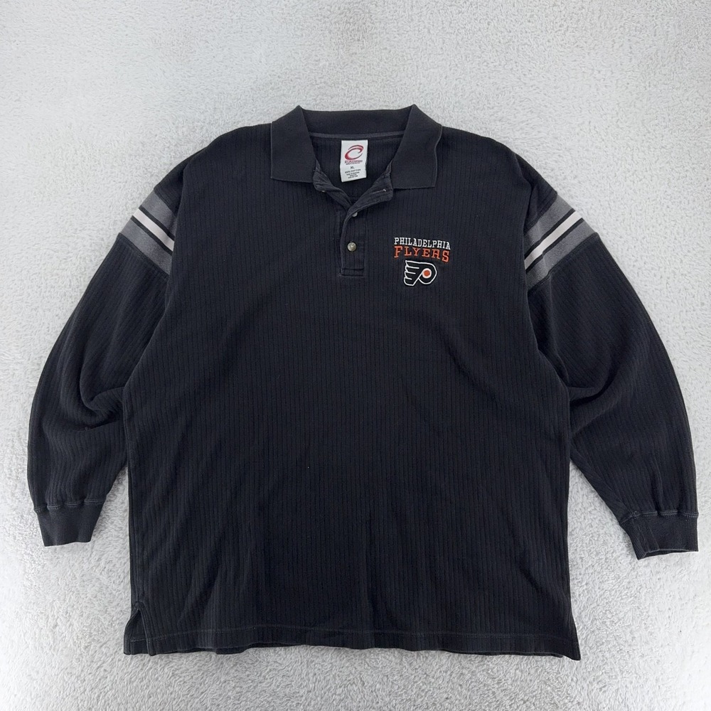 Philadelphia Flyers Shirt Mens OVERSIZE XL NHL Hockey Long Sleeve Cadre Athletic - Picture 2 of 8